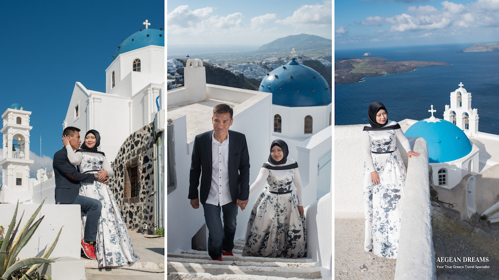 Romantic Honeymoon Photoshoot Santorini blog 10
