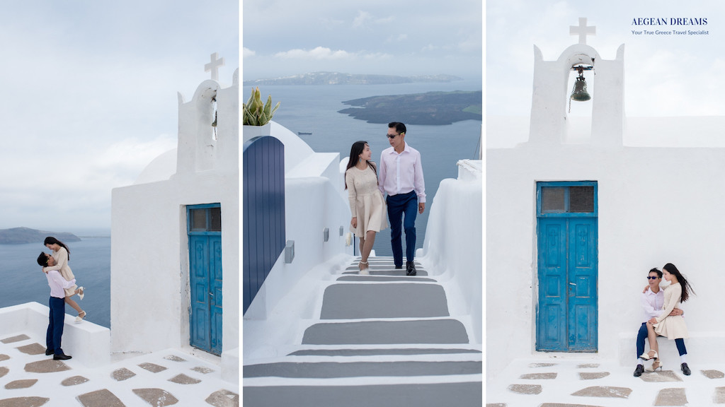 Romantic Honeymoon Photoshoot Santorini blog 6