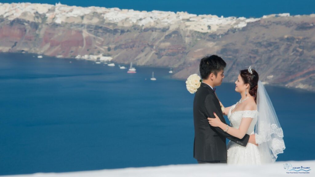 honeymoon wedding travel greece stella 1