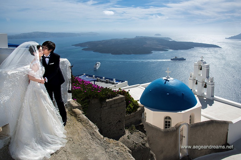 Destination Wedding of Jianxiong & Ziyu in Greece 1