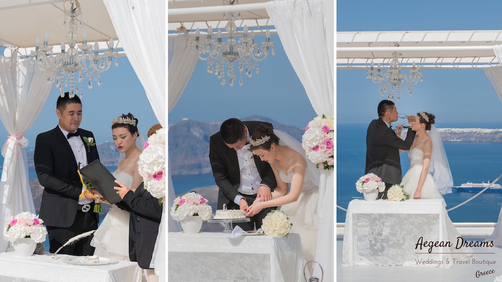 Elopement Wedding of Alva in Santorini 10