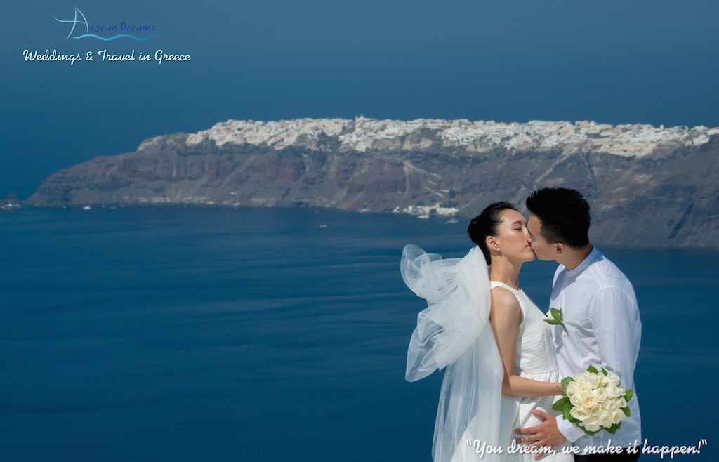 Wedding in a Greek Island by Ming and Tong 7