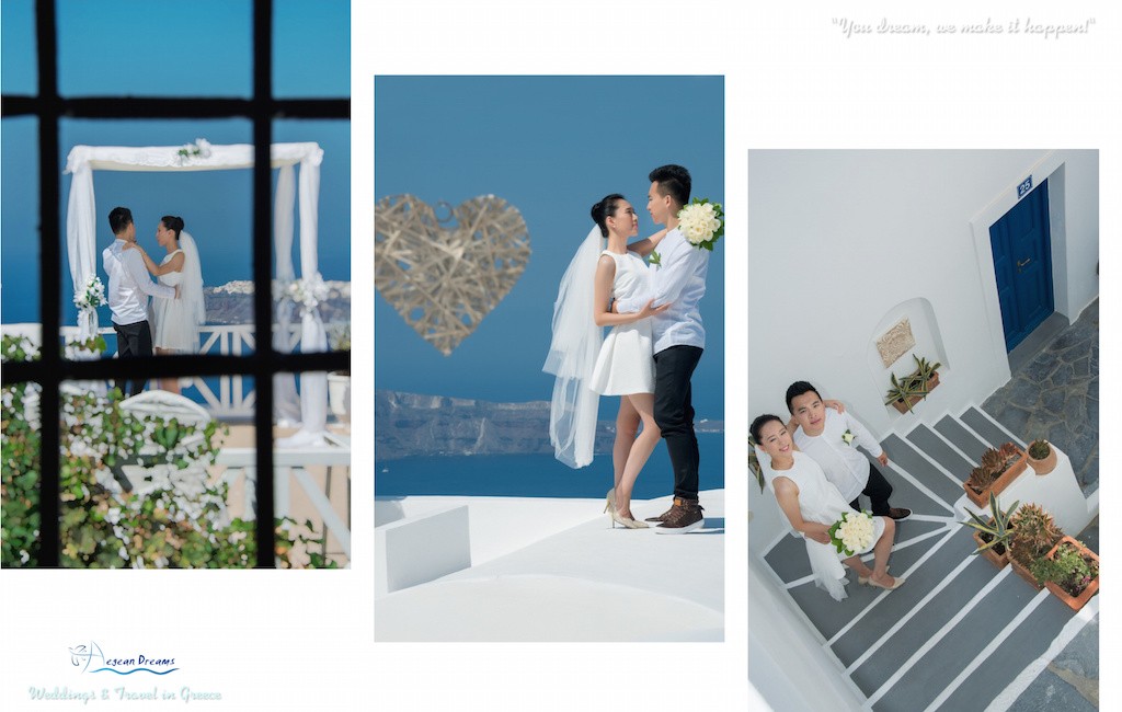 Wedding in a Greek Island by Ming and Tong 9